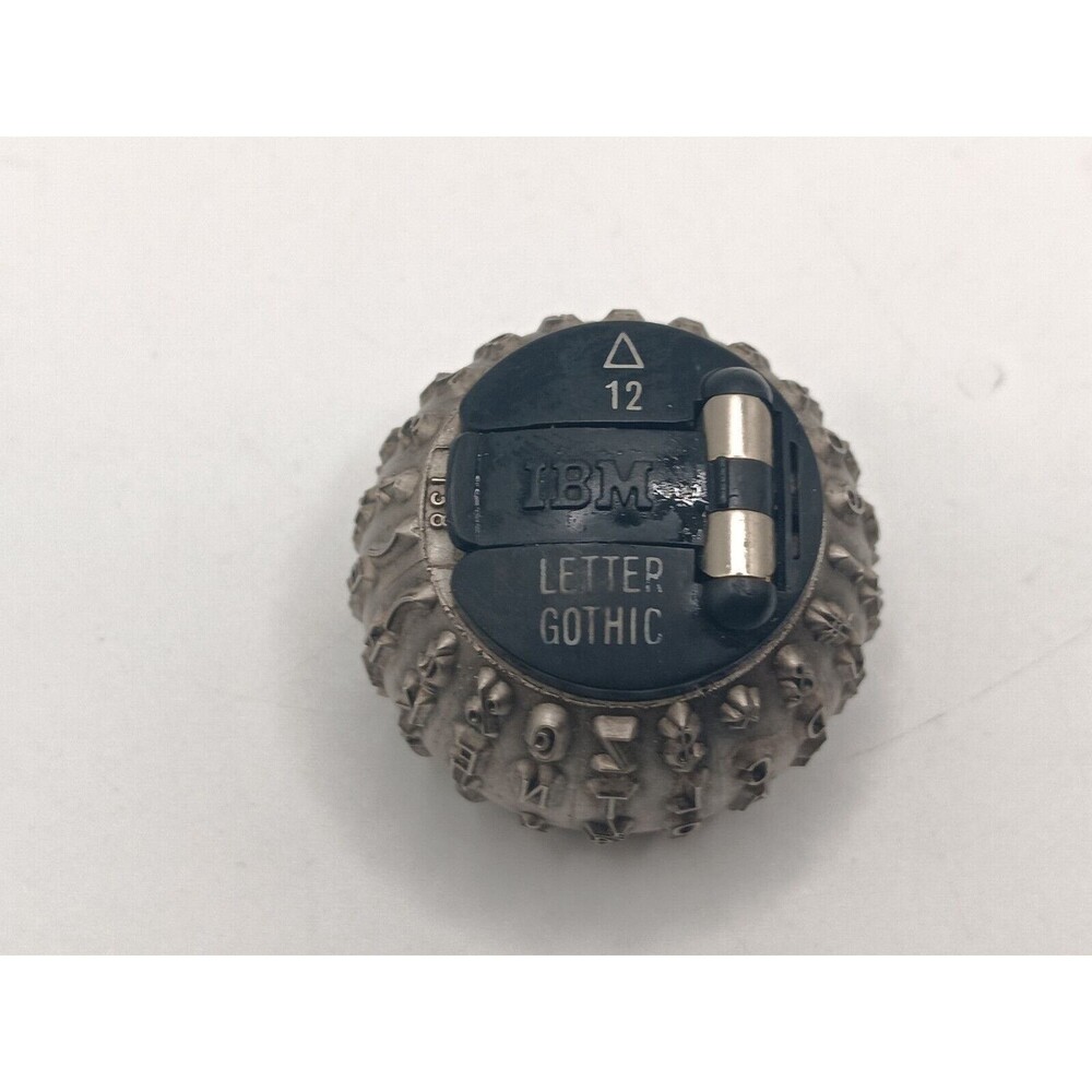 IBM Selectric III 96 Character Element - 12 Font Letter Gothic #138